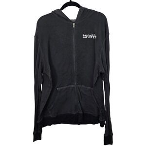 My Neighbor Totoro Bioworld Zip Up Hoodie Mens 2XL Black Anime Studio Ghibli